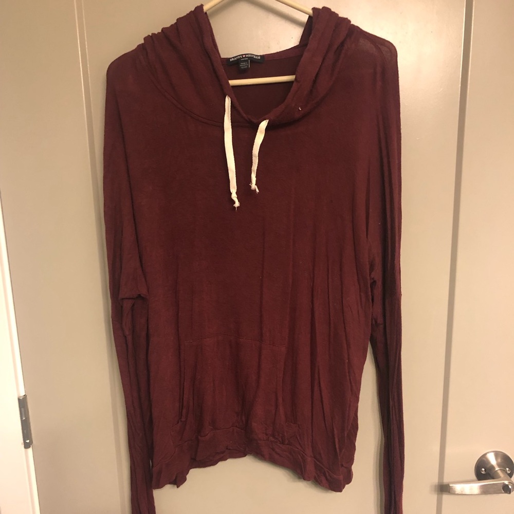 Maroon hoodie
